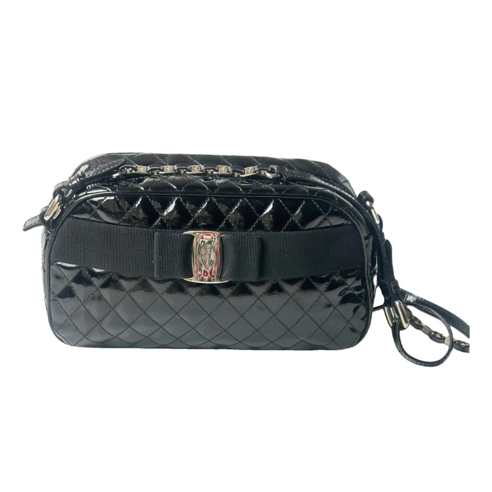 Salvatore Ferragamo Vara Patent Bag.